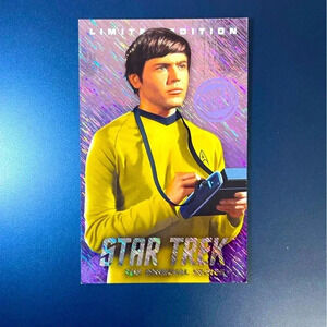 Limited Edition Original Star Trek Silver Shimmer Dave & Busters Pavel Chekov